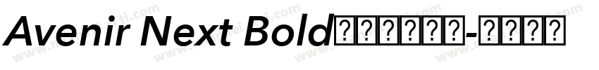 Avenir Next Bold字体免费下载字体转换